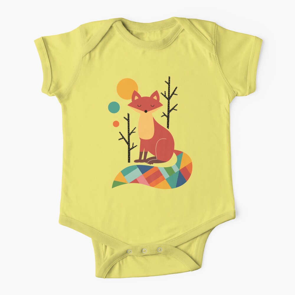 Rainbow Fox Baby One-Piece