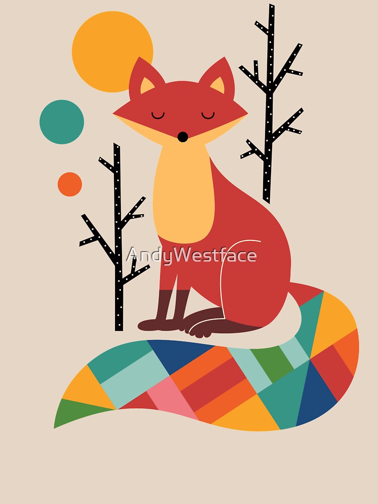 Rainbow Fox by AndyWestface
