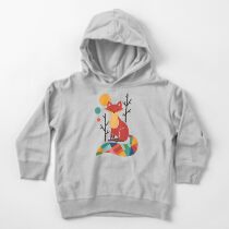 Sudadera con capucha para bebé Rainbow Fox