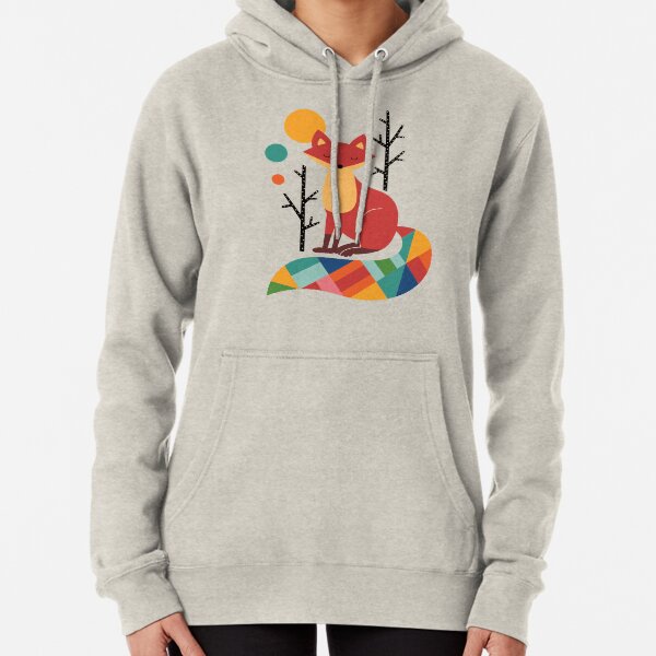 Rainbow Fox Sweat à capuche épais