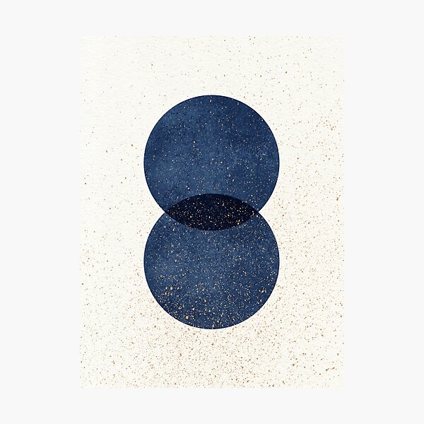 Item preview, Circle Abstract - Navy Blue Texture designed and sold by moonlightprint.