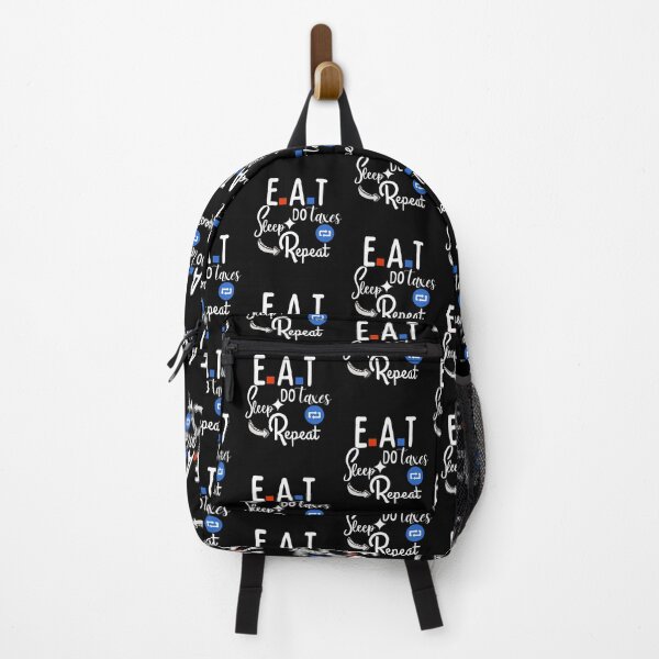 Item preview, Eat Sleep Do Taxes Repeat IIII for black designed and sold by dalypdesign.