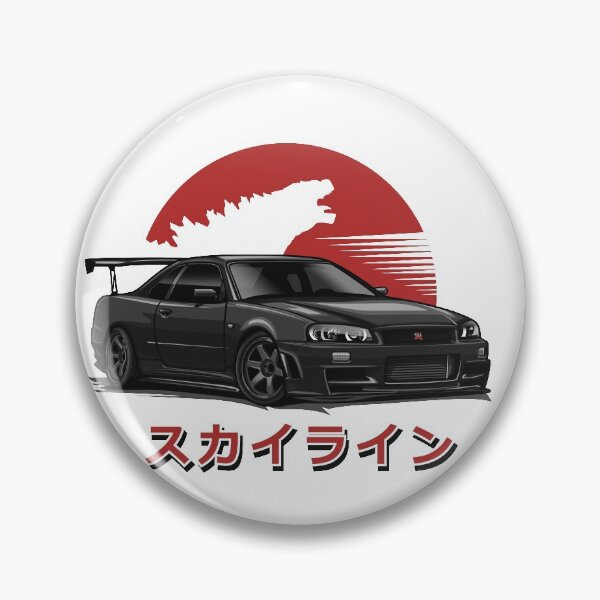 Item preview, Monster Skyline GTR R-34 (Black) designed and sold by JioojiProject.