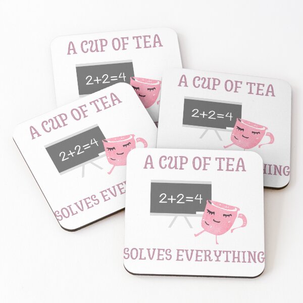 Item preview, Tea Solves Everything - Funny Math designed and sold by Irelene.