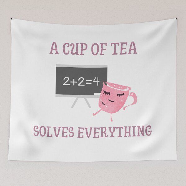 Item preview, Tea Solves Everything - Funny Math designed and sold by Irelene.