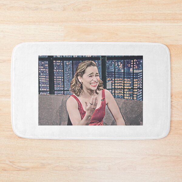 Item preview, Emilia Clarke laughing designed and sold by littledinosaurs.