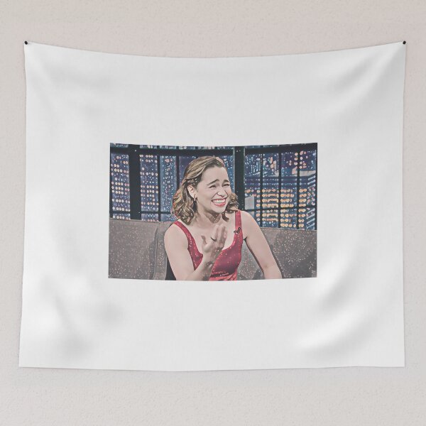Item preview, Emilia Clarke laughing designed and sold by littledinosaurs.