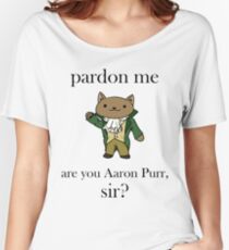 Alexander Hamilcat (Black Text) Women's Relaxed Fit T-Shirt