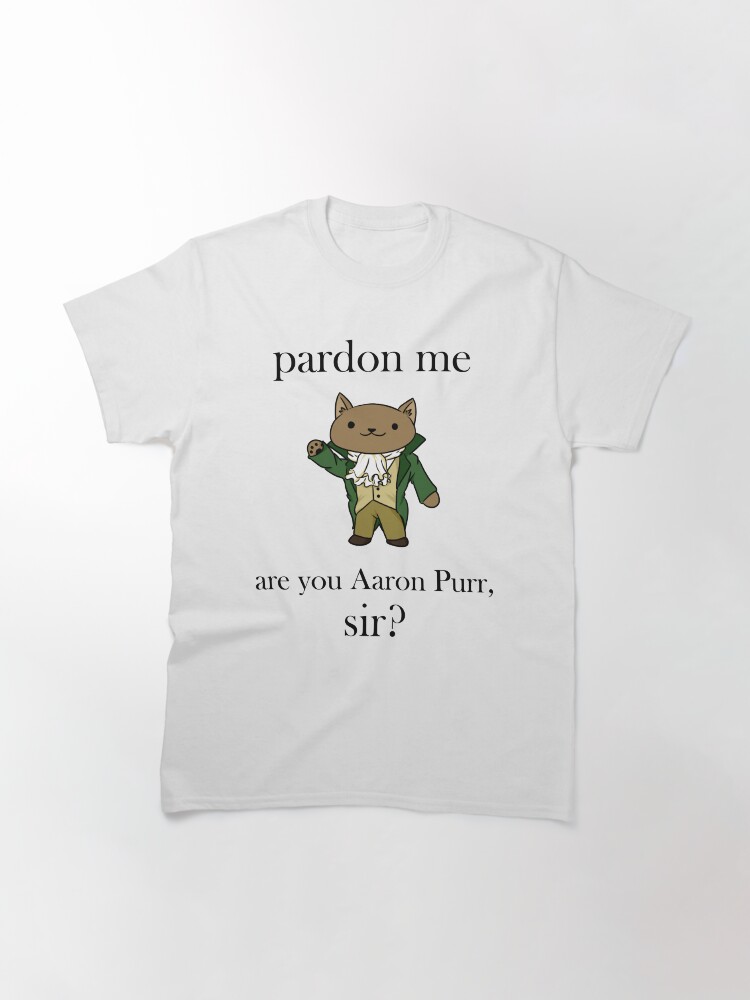 Alternate view of Alexander Hamilcat (Black Text) Classic T-Shirt