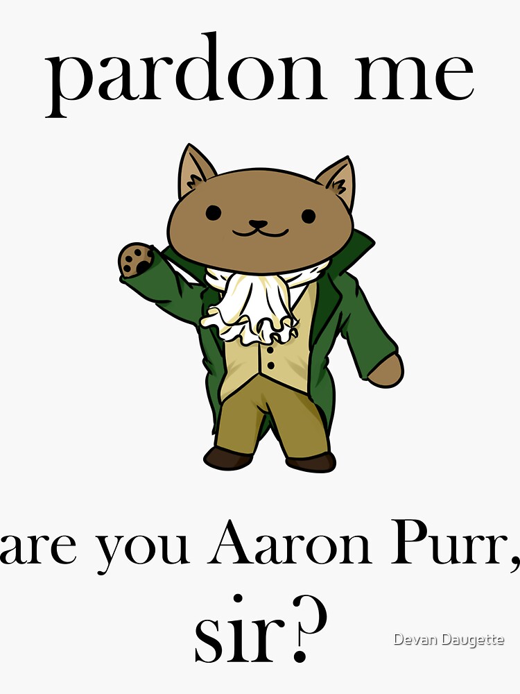 Alexander Hamilcat (Black Text) by itsjohnlock