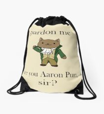 Mochila saco Alexander Hamilcat (texto negro)