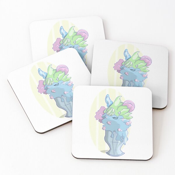 Item preview, Sundae Villain cutie character sticker  designed and sold by SoLittleSteph.