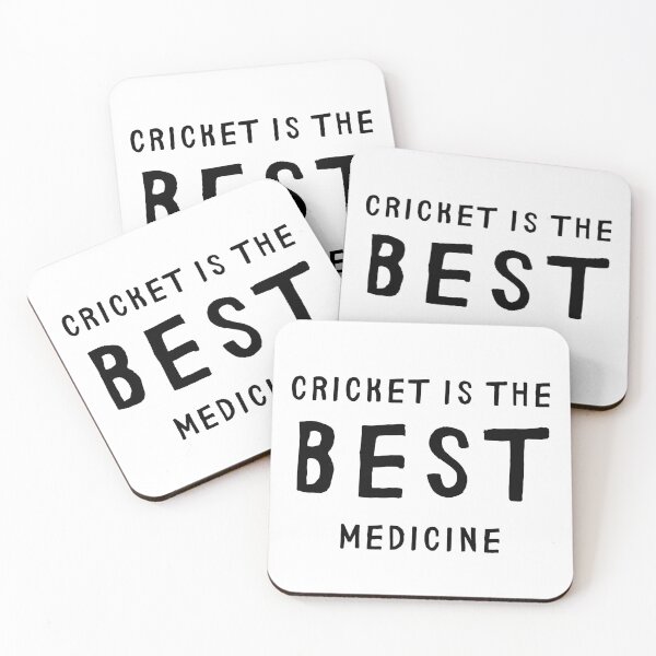 Item preview, Cricket is the best medicine. designed and sold by TheGreenGoat.