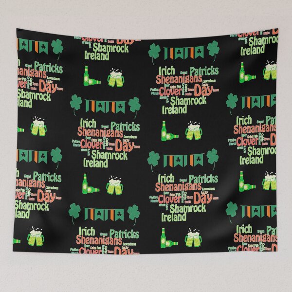 Item preview, Shenanigans Squad, St. Paddys Day, Let The Shenanigans Begin, Lucky Shamrock Irish Culture, Shenanigans Squad   designed and sold by Adri Barnard.
