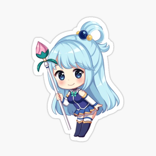 Aqua Konosuba - Roblox Aesthetic Anime Shirts Roblox Emoji,Minion Emoji App  - free transparent emoji 