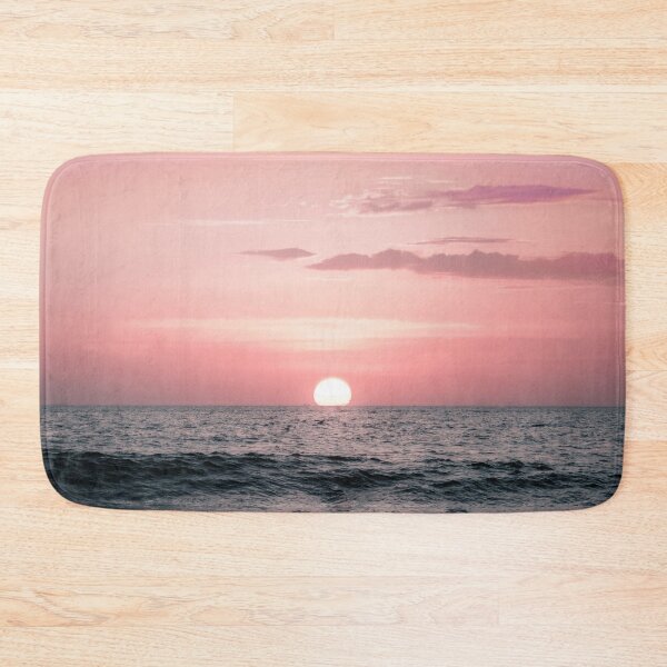 Item preview, Pink evening sky over the ocean,sunset designed and sold by DeVeauDesign.