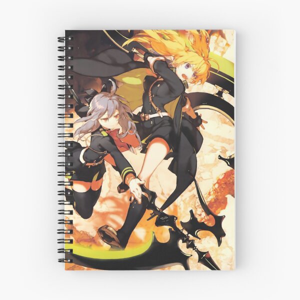 Item preview, Owari no Seraph Shinoa Hiragi and Mitsuba Sangu Spread designed and sold by thePeachPit.