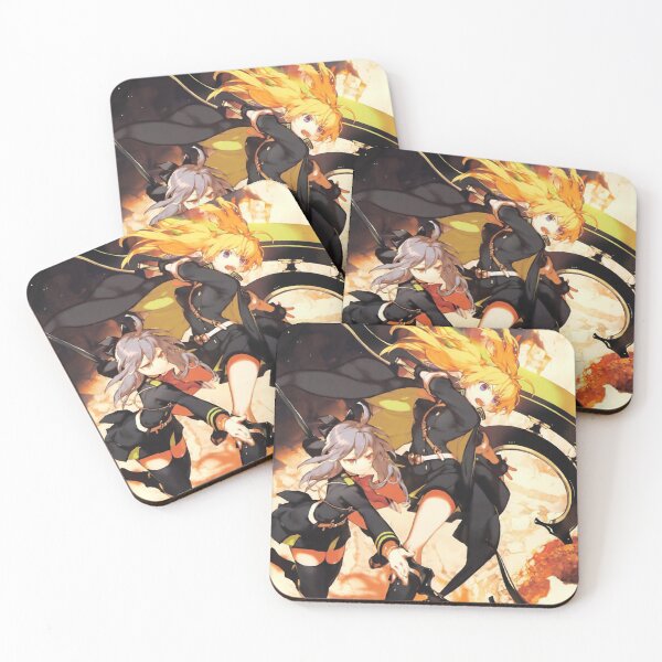 Item preview, Owari no Seraph Shinoa Hiragi and Mitsuba Sangu Spread designed and sold by thePeachPit.