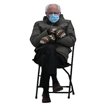 Vorschaubild zum Design Bernie Sanders sitzt von wyskiski