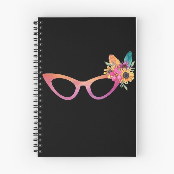 Item preview, Cat Eyeglasses With A Floral And Feather Bouquet designed and sold by Primroaddesigns.