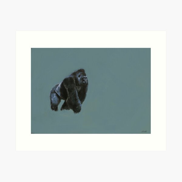 Item preview, Gorilla in Steel Blue designed and sold by Durham Brown.