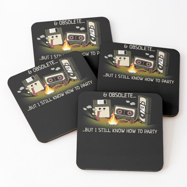 Item preview, Old, Obsolete. But Can Still Party Funny designed and sold by Nerd Shizzle.