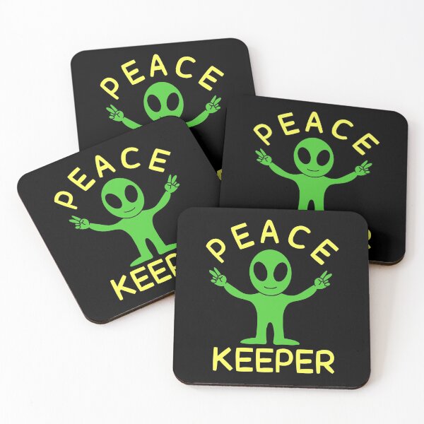 Item preview, Peace Keeping Alien designed and sold by Milasneeze.