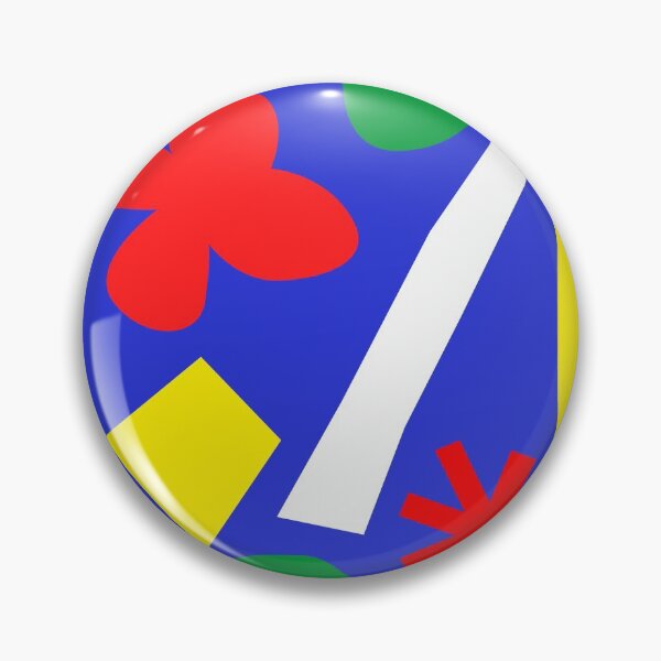 Item preview, Primary colord Objects - minimal abstract simple retro circle geometric primary colors designed and sold by TeuntjeFleur.
