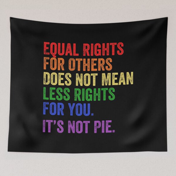 Item preview, equal rights for others does not mean less rights for you its not pie designed and sold by MagicBoutique.