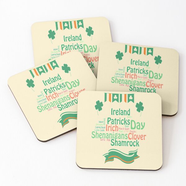 Item preview, Trébol de cuatro hojas, Día de San Patricio, Que comiencen las travesuras, Cultura irlandesa del trébol de la suerte, Escuadrón de travesuras designed and sold by Adri Barnard.