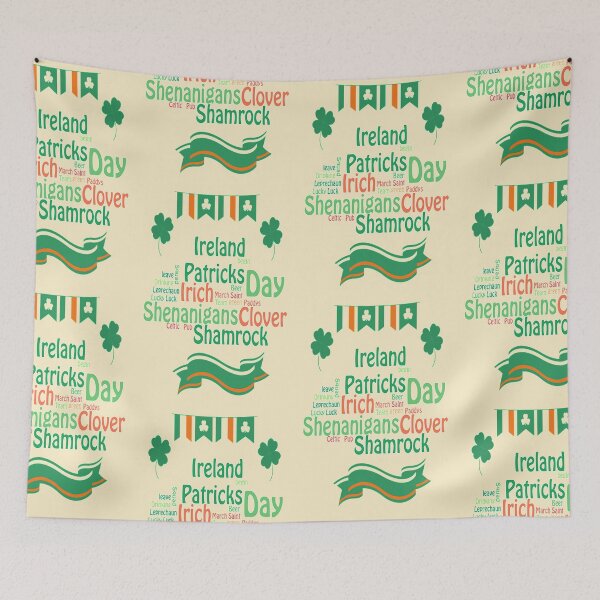 Item preview, Four Leave Clover,St Paddys Day, Let The Shenanigans Begin, Lucky Shamrock Irish Culture, Shenanigans Squad   designed and sold by Adri Barnard.