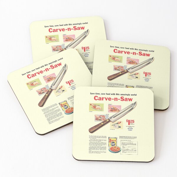 Item preview, CARVE N SAW KNIFE ADVERT - "SAWS BONES!" designed and sold by ThrowbackAds.