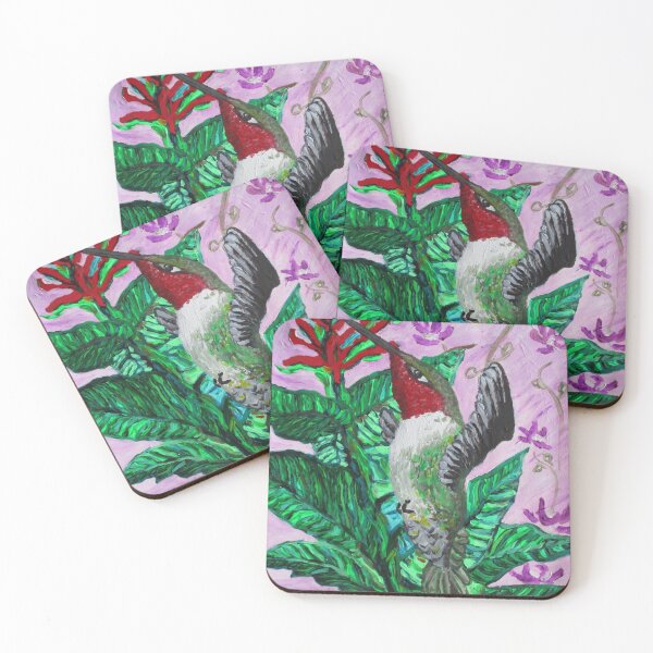 Item preview, Ruby Throated Hummingbird designed and sold by RudyYoder.
