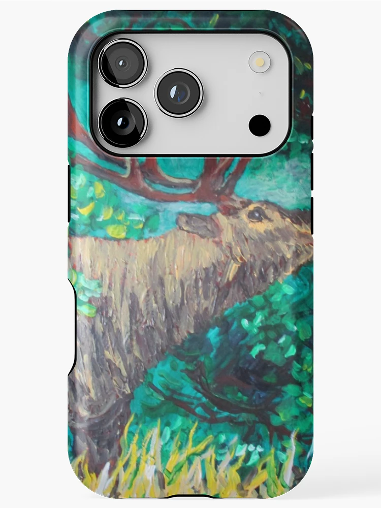 Thumbnail 1 of 4, iPhone Case, Elk Bugle designed and sold by RudyYoder.