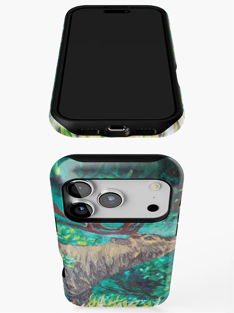 Thumbnail 3 of 4, iPhone Case, Elk Bugle designed and sold by RudyYoder.