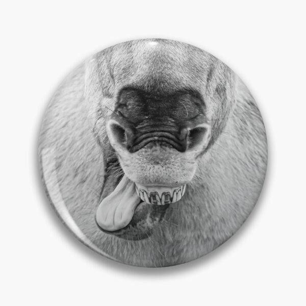 Item preview, Yawning horse, sticking tongue out designed and sold by Melissa Peltenburg.