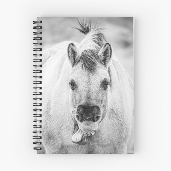 Item preview, Yawning horse, sticking tongue out designed and sold by Melissa Peltenburg.
