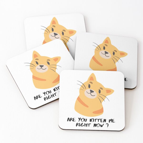 Item preview, ARE YOU KITTEN ME RIGHT NOW STICKER PACK designed and sold by Pixel Papers 17.