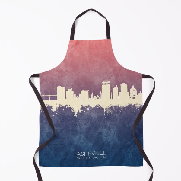 Item preview, Asheville North Carolina Skyline designed and sold by ArtPrints.