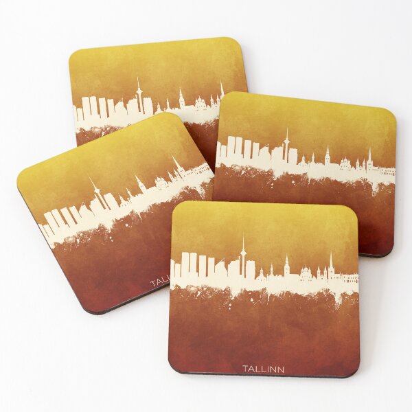 Artikelvorschau, Tallinn Estonia Skyline entworfen und verkauft von ArtPrints.
