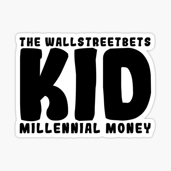 The Wallstreetbet Kid Sticker