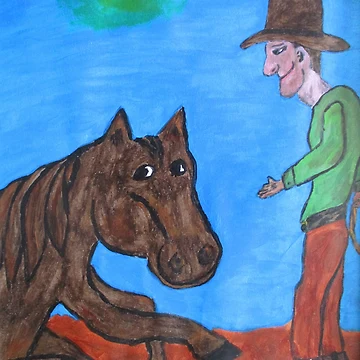 Artwork thumbnail, Horse Trainer by RudyYoder
