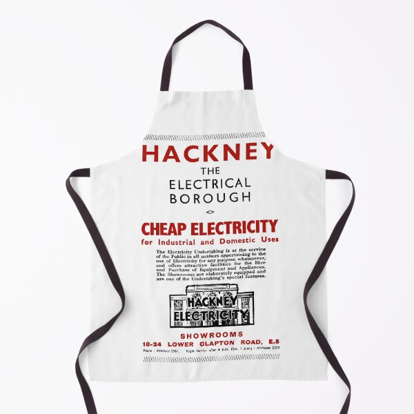 Item preview, HACKNEY ELECTRICITY - THE ELECTRICAL BOROUGH designed and sold by ThrowbackAds.