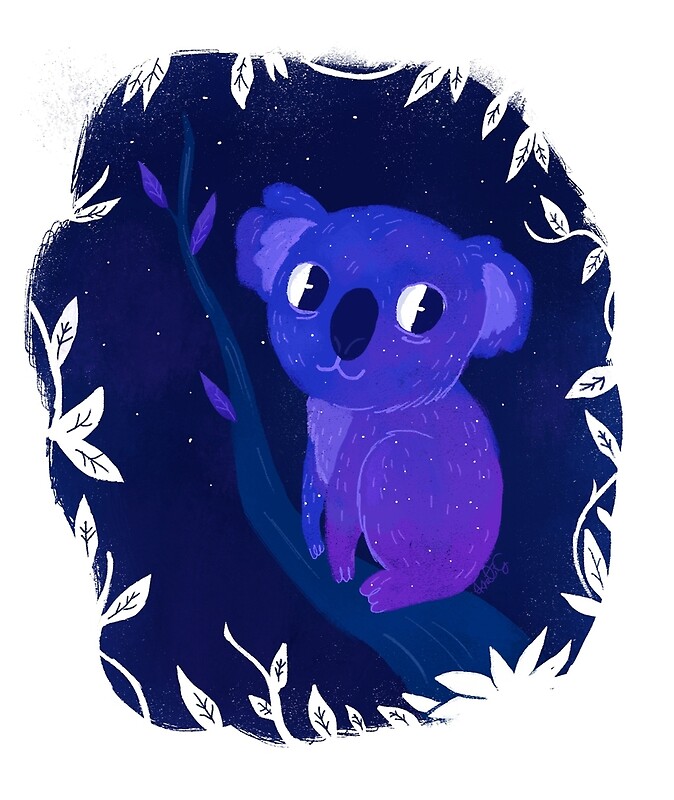"Space Koala" by khatii Redbubble