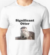 Bedeutender Otter Slim Fit T-Shirt