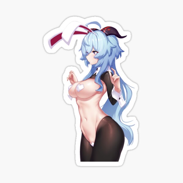 Ganyu Bunny Outfit Genshin Impact Sticker