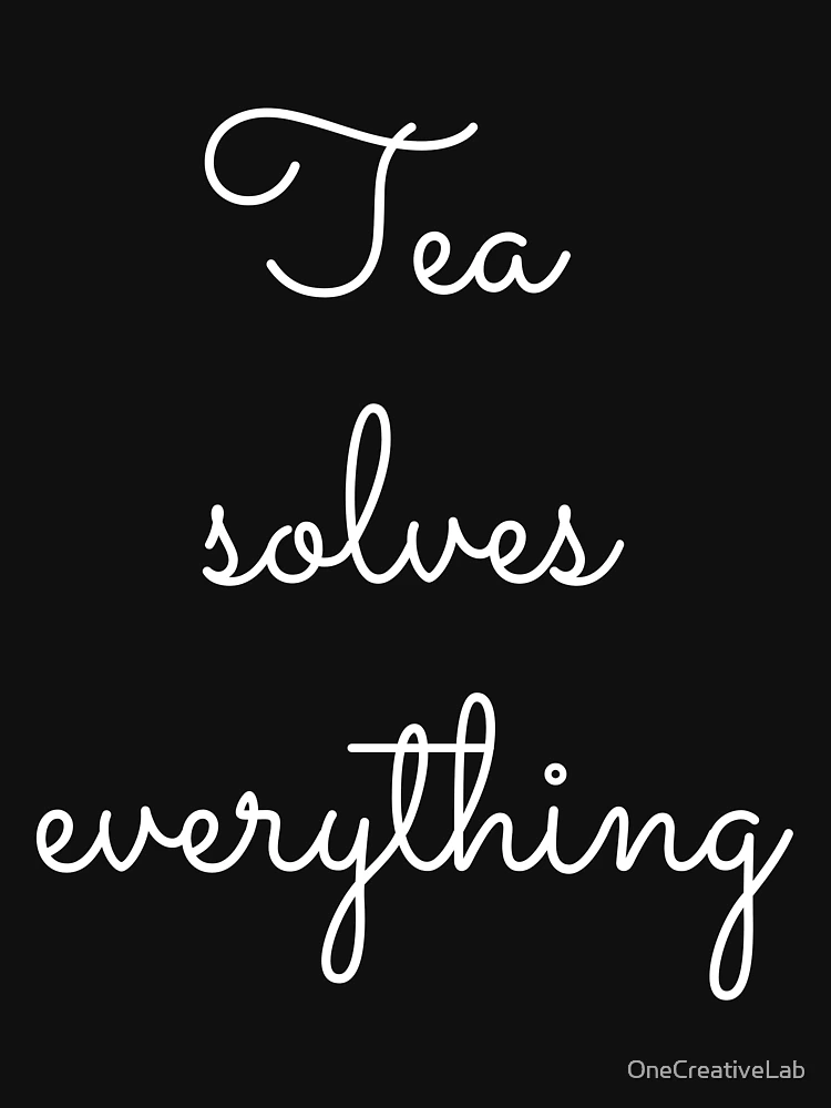 Thumbnail 6 of 6, Pullover Hoodie, Tea solves everything designed and sold by OneCreativeLab.