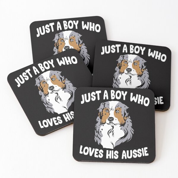 Item preview, Australian Shepherd  dog lovers gift just a boy who loves his aussie designed and sold by Majesticoo.