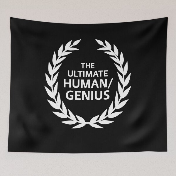 Item preview, Ultimate Human Slash Genius Funny Quote TV Show Sitcom designed and sold by sillyquestions.