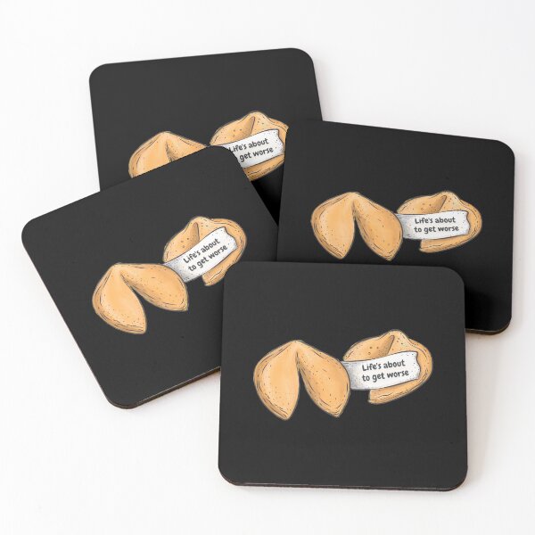 Item preview, Life's About To Get Worse – Funny Misfortune Cookie Filled With Snark And Sarcasm designed and sold by The Green Corner.